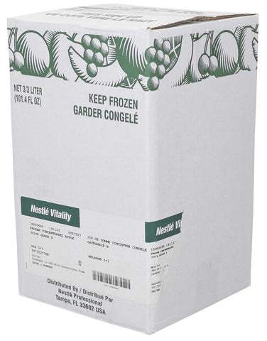 Nestle Vitality 100 Percent Concentrated Unsweetened Apple Juice, 3 Liter Bottle -- 3 per case