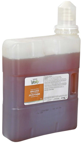 Nestle Vitality 100 Percent Concentrated Unsweetened Apple Juice, 3 Liter Bottle -- 3 per case