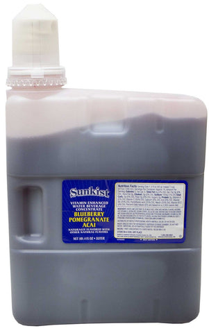 Sunkist 5 Plus 1 Blueberry Pomegranate Enhanced Water, 3 Liter -- 3 per case