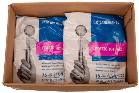 Basic American Foods Potato Tot Mix, 15.5 Ounce -- 8 per case