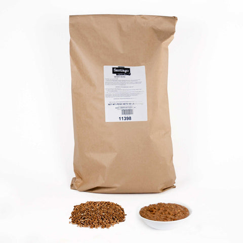 Santiago Smooth Refried Beans - 50 lb. bag-, 1 bag per case