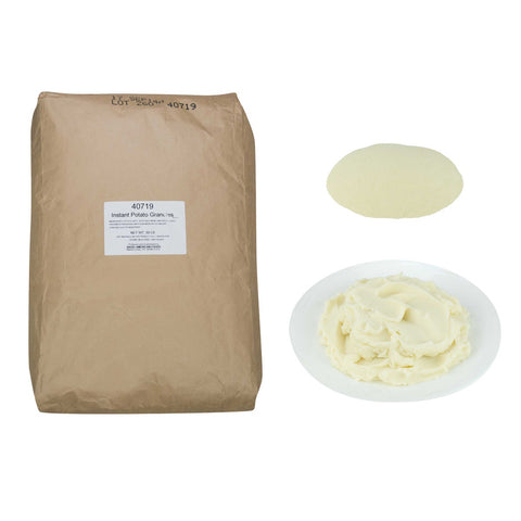 Basic American Foods Potato Granules, Bulk, 50 Pound -- 1 Case