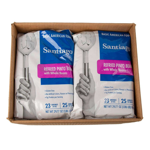 Santiago Refried Pinto Beans, 29.77 Ounce -- 6 per case