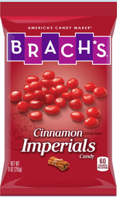 Brachs Cinnamon Imperials Candy, 9 Ounce -- 12 per case.