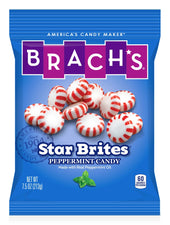 Brachs Star Brites Peppermints Candy, 7.5 Ounce -- 12 per case.