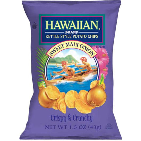 Utz Hawaiian Maui Onion Kettle Chips, 1.5 Ounce -- 48 per case