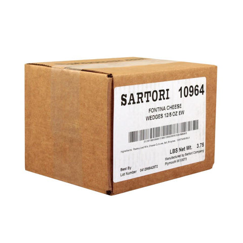 Sartori Classic Fontina Cheese Wedge, 5 Ounce -- 12 per case.