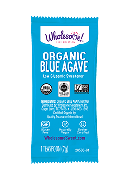 Wholesome Live Sweetly Organic Blue Agave.