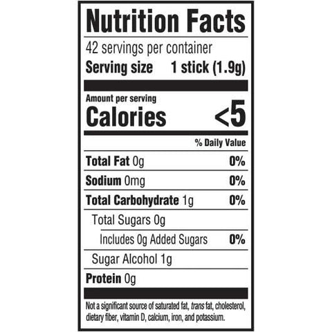 Trident Cinnamon Sugar Free Gum, 42 count per pack -- 20 per case.