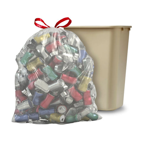 Glad Clear Recycling Drawstring Tall Kitchen Bag -- 180 per case