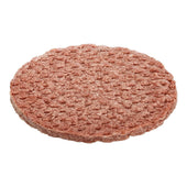 Double Red Provisions 80/20 4-1 Round Ground Beef Patty, 4 Ounce -- 40 per case.