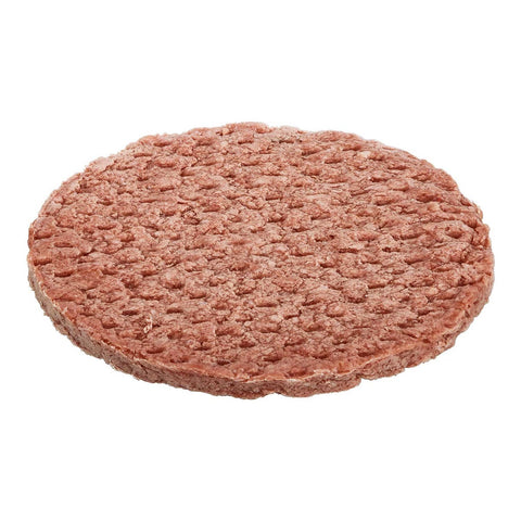 Double Red Provisions 80/20 4-1 Round Ground Beef Patty, 4 Ounce -- 40 per case.
