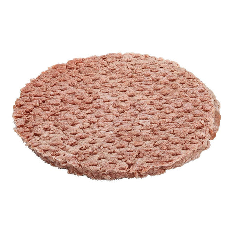 Double Red Provisions 80/20 3-1 Wide Ground Beef Patty, 5.33 Ounce -- 30 per case.