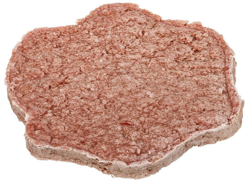 Double Red Provisions Ground Beef Patty, 4 Ounce -- 60 per case.
