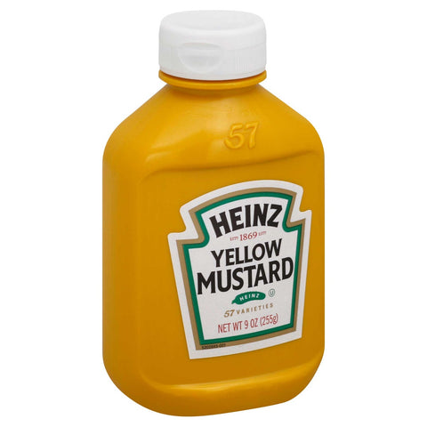Heinz Mustard Forever Full Yellow Plastic, 9 Ounce -- 16 Case