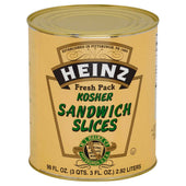 Heinz Sandwich Sliced Pickle , 99 Fluid Ounce -- 10 Case