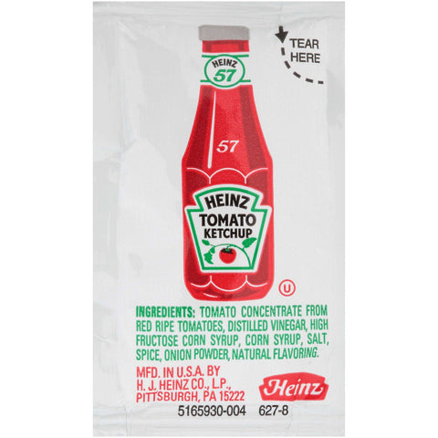 Heinz Ketchup Single Serve, 7g -- 1000 per case