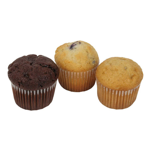 Otis Spunkmeyer Delicious Essentials Variety Mini Muffin, 0.9 Ounce -- 162 per case.