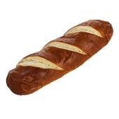 Cuisine De France 7.5 inch Fully Baked Unsliced Bread Hoagie Pretzel Roll, 3.52 Ounce -- 80 per case.