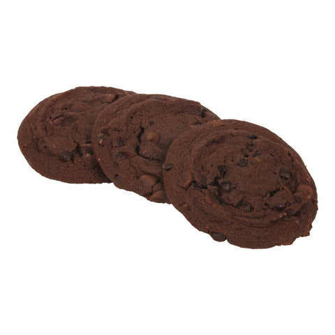 Otis Spunkmeyer Express Thaw N Serve Double Chocolate Chip Cookies, 2 Ounce -- 72 per case.