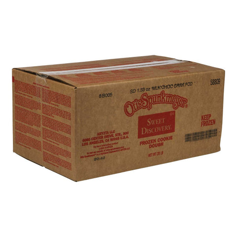 Otis Spunkmeyer Sweet Discovery Milk Chocolate Chunk Cookies Dough, 1.33 Ounce -- 240 per case.
