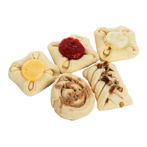 La Francaise Mini Assortment Danish Dough, 1.48 Ounce -- 120 per case.