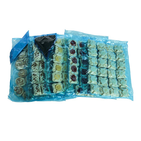 La Francaise Mini Assortment Danish Dough, 1.48 Ounce -- 120 per case.