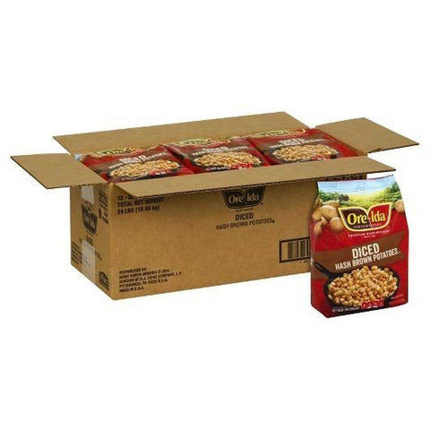 Ore-Ida Diced Hash Brown Potatoes, 2 Pound -- 12 per case