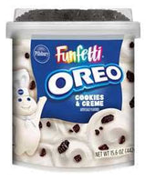 Pillsbury Oreo Vanilla Funfetti Frosting, 15.6 Ounce -- 8 per case