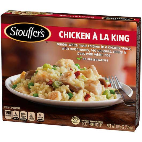 Nestle Stouffers Entree Chicken a La King, 11.5 Ounce -- 12 per case.
