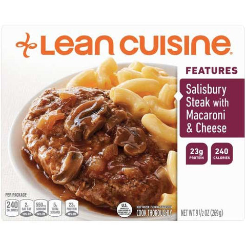 Nestle Stouffers Lean Cuisine Comfort Classics Entree Salisbury Steak, 9.5 Ounce -- 12 per case.