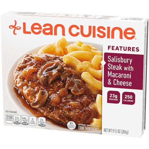 Nestle Stouffers Lean Cuisine Comfort Classics Entree Salisbury Steak, 9.5 Ounce -- 12 per case.