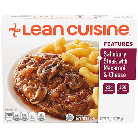 Nestle Stouffers Lean Cuisine Comfort Classics Entree Salisbury Steak, 9.5 Ounce -- 12 per case.