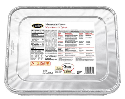 Nestle Stouffers Macaroni and Cheese, 98 Ounce -- 4 per case.