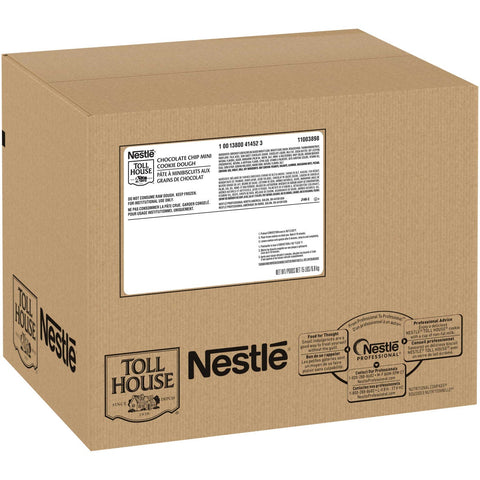 Nestle Toll House Chocolate Chip Mini Cookie Dough, 0.5 Ounce -- 480 per case.