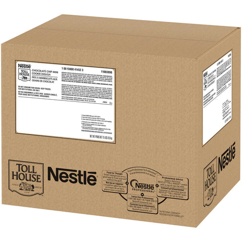Nestle Toll House Chocolate Chip Mini Cookie Dough, 0.5 Ounce -- 480 per case.