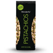 Wonderful Roasted Salted Pistachios, 16 Ounce -- 20 per case.