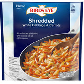 Birdseye Shredded White Cabbage and Carrots Side, 10 Ounce -- 6 per case