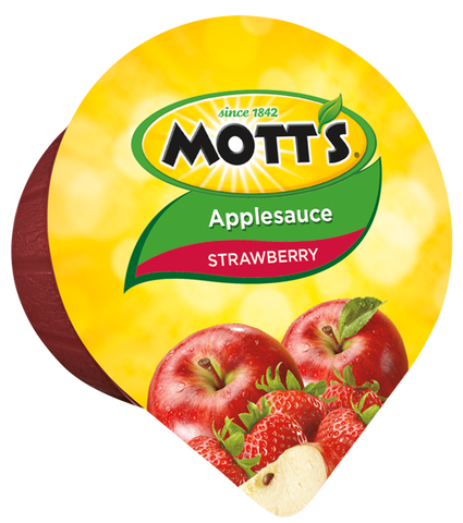 Mott's Strawberry Apple Sauce Blend, 4 Ounce -- 72 Case