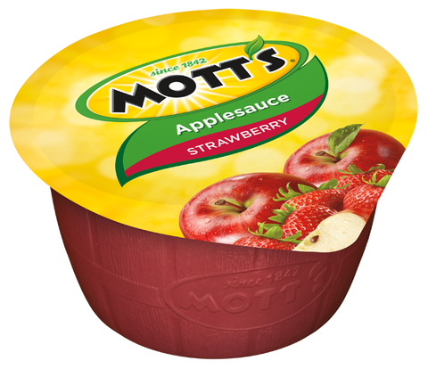 Mott's Strawberry Apple Sauce Blend, 4 Ounce -- 72 Case