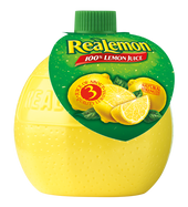 Retail Realemon Squeeze Bottle Juice 24 Case 4.5 Ounce