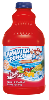 Hawaiian Punch Fruit Juicy Red Plastic Juice 8 Case 64 Ounce