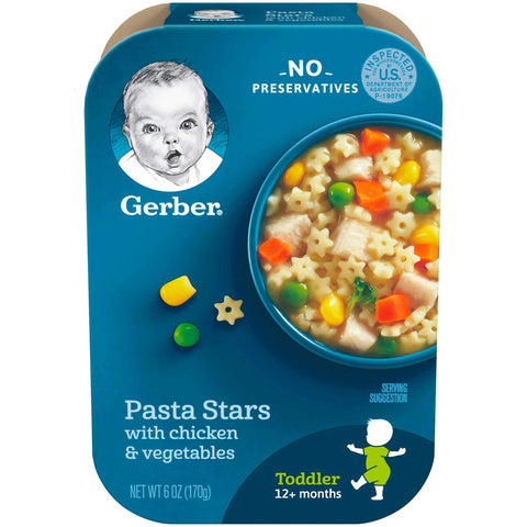 Graduates Lil Meals Pasta Stars with Chicken and Vegetables, 6 Ounce -- 6 per case.