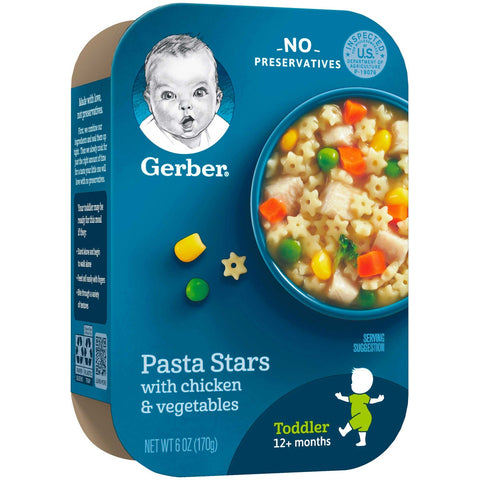 Graduates Lil Meals Pasta Stars with Chicken and Vegetables, 6 Ounce -- 6 per case.