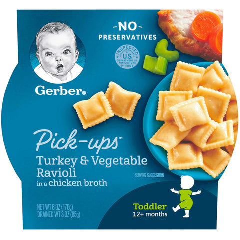 Gerber Turkey and Vegetable Ravioli, 6 Ounce -- 8 per case
