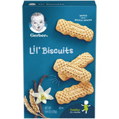 Gerber Graduates Lil Biscuits Vanilla Wheat, 4.4 Ounce -- 8 per case.