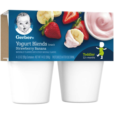 Graduates Strawberry Banana Fruit and Yogurt Blends, 14 Ounce -- 6 per case.