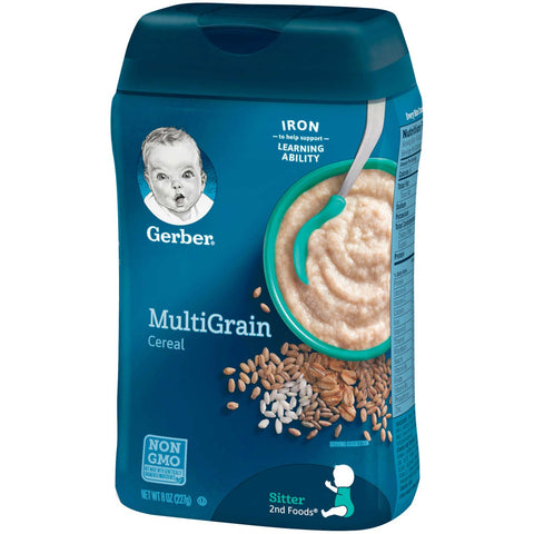 Gerber Organic 2nd Food Multigrain Cereal, 8 Ounce -- 6 per case.