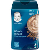 Gerber Whole Wheat Cereal, 8 Ounce -- 6 per case.