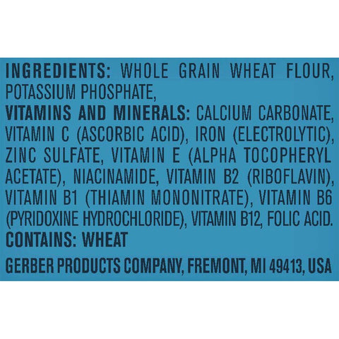 Gerber Whole Wheat Cereal, 8 Ounce -- 6 per case.